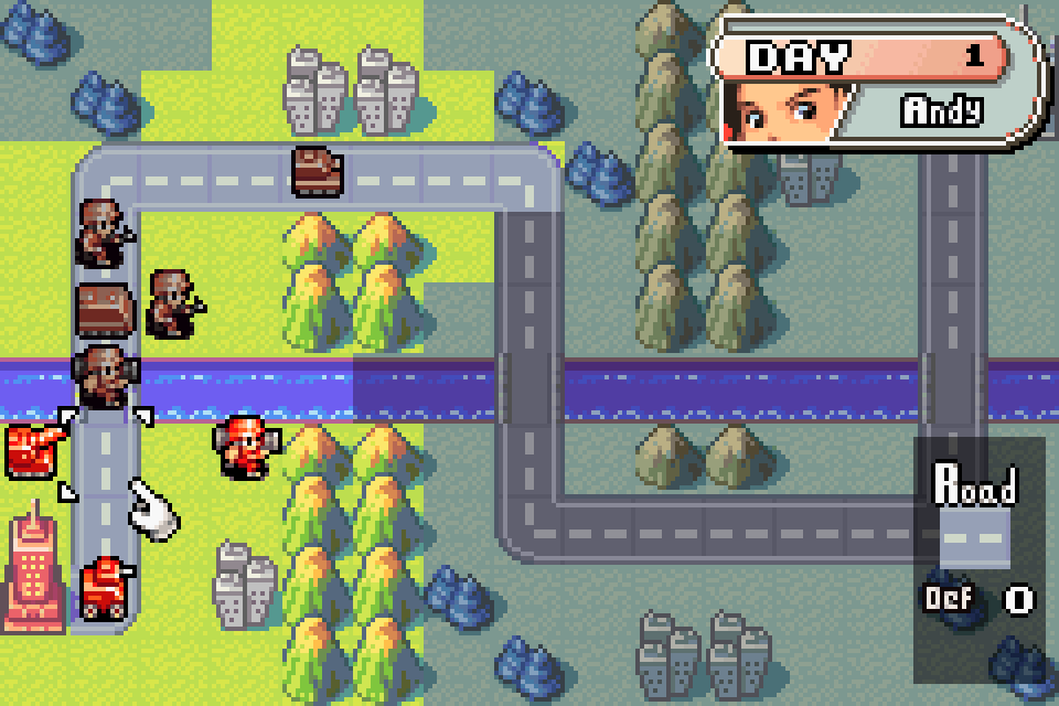 Screenshot of Advance Wars