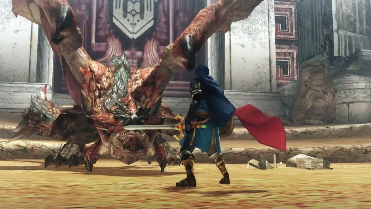 Monster Hunter XX Fire Emblem HD screenshot