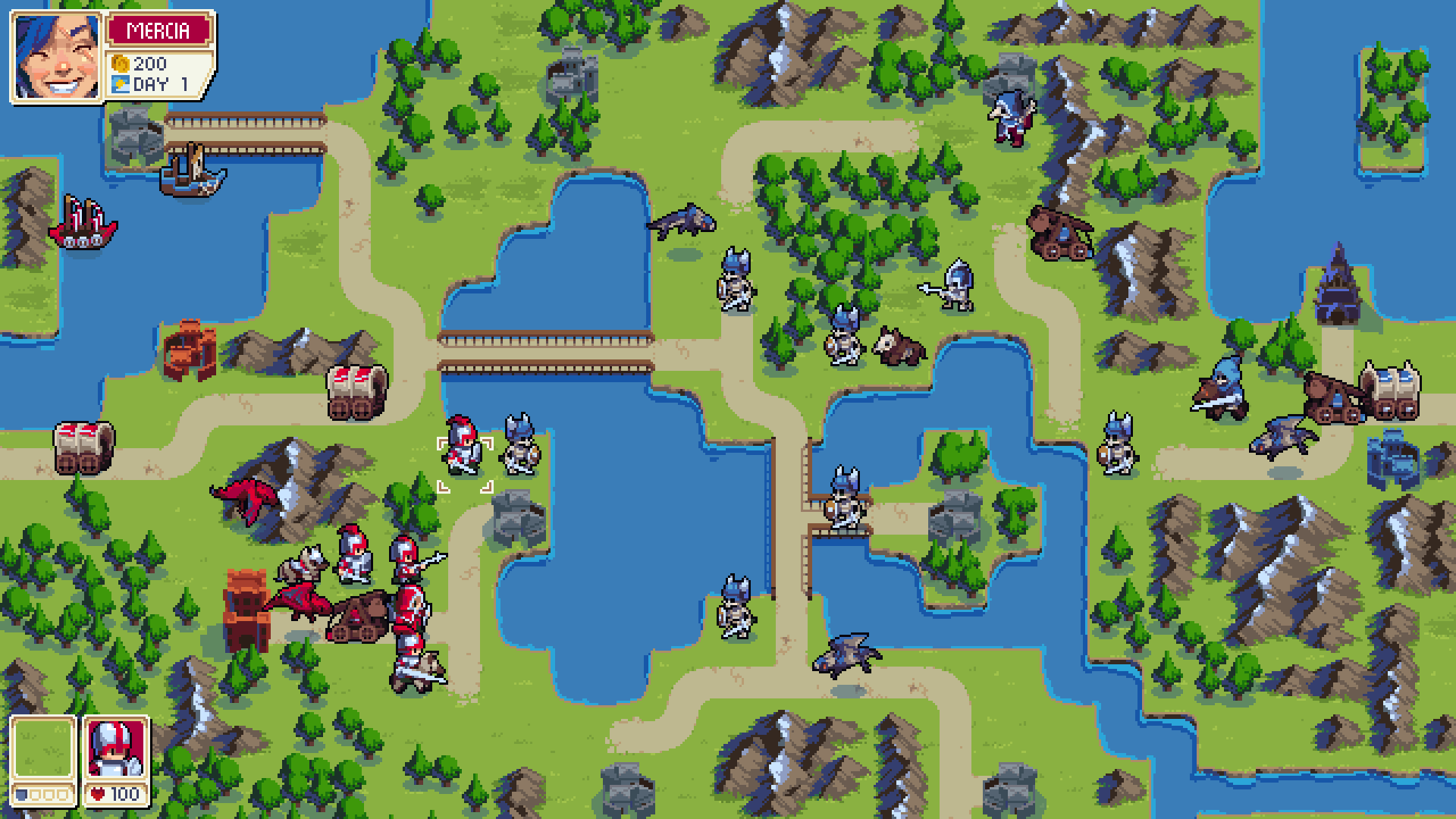 Screenshot of Wargroove